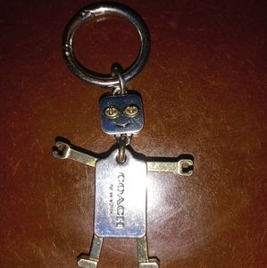 Coach Robot Keychain FOB Bag Charm